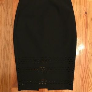 Pencil Skirt with cut-out detail